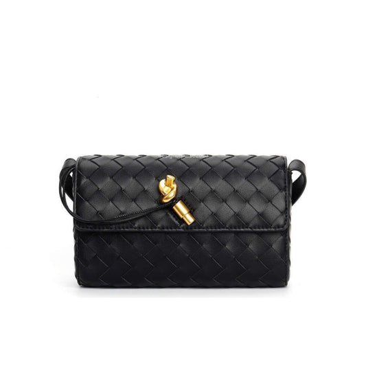 Weaved Clutch S Black