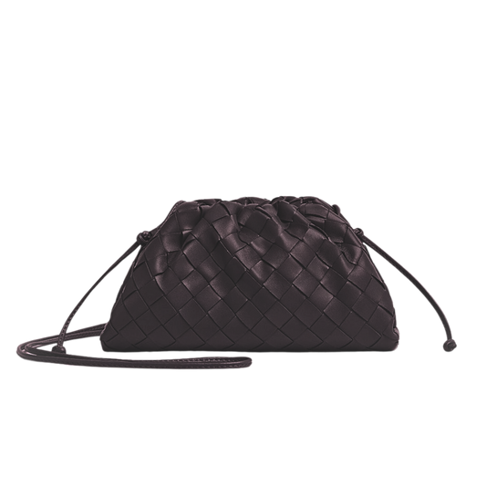 Pouch Bag Plait S Coffee