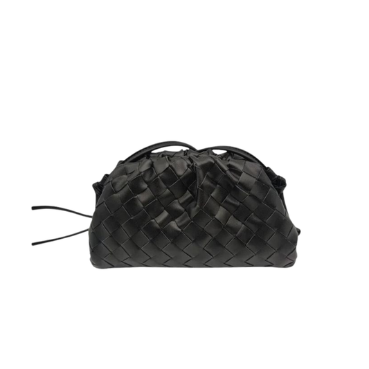 Pouch Bag Plait S Black